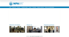 Desktop Screenshot of npa.ro